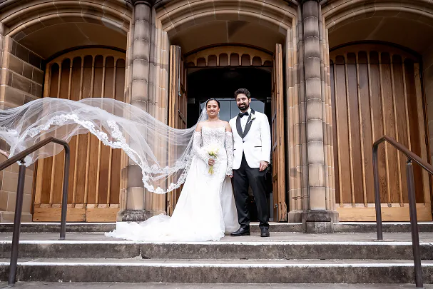 Jhon and Aleena wedding portrait